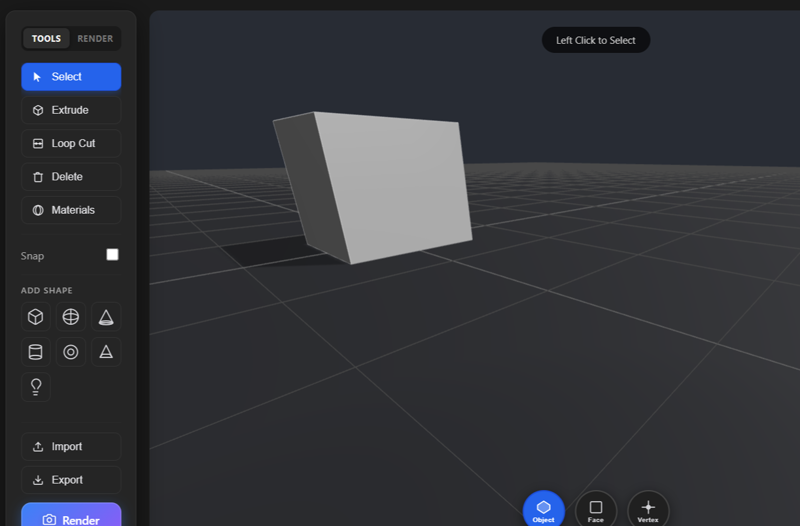 3D Mesh Editor screenshot